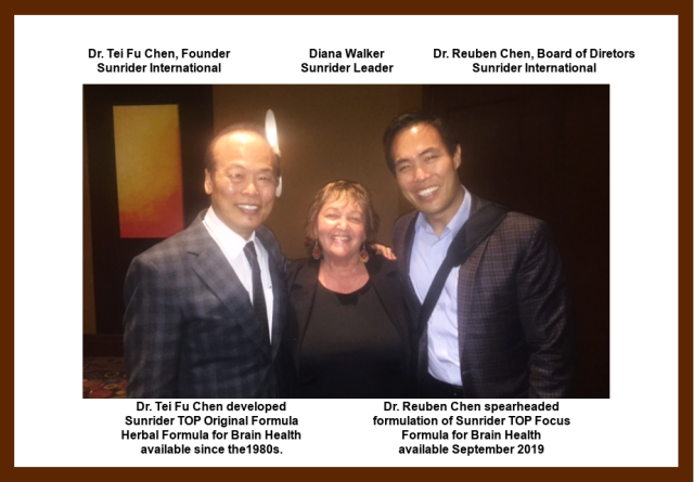 Sunrider Top Focus Dr Reuben Chen Diana Walker Brain Health